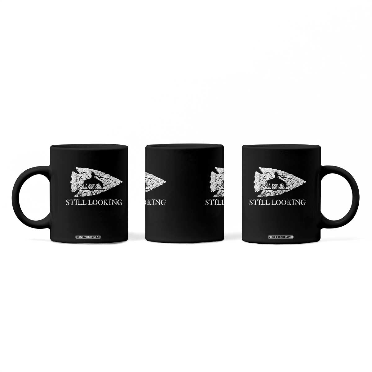 Arrowhead Hunter Native American Coffee Mug Relic Hunter Ancient Artifacts Collection