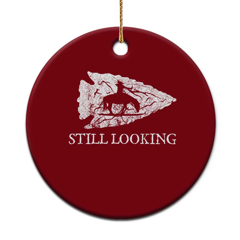 Arrowhead Hunter Native American Ceramic Ornament Relic Hunter Ancient Artifacts Collection TS14 1pc Red Print Your Wear