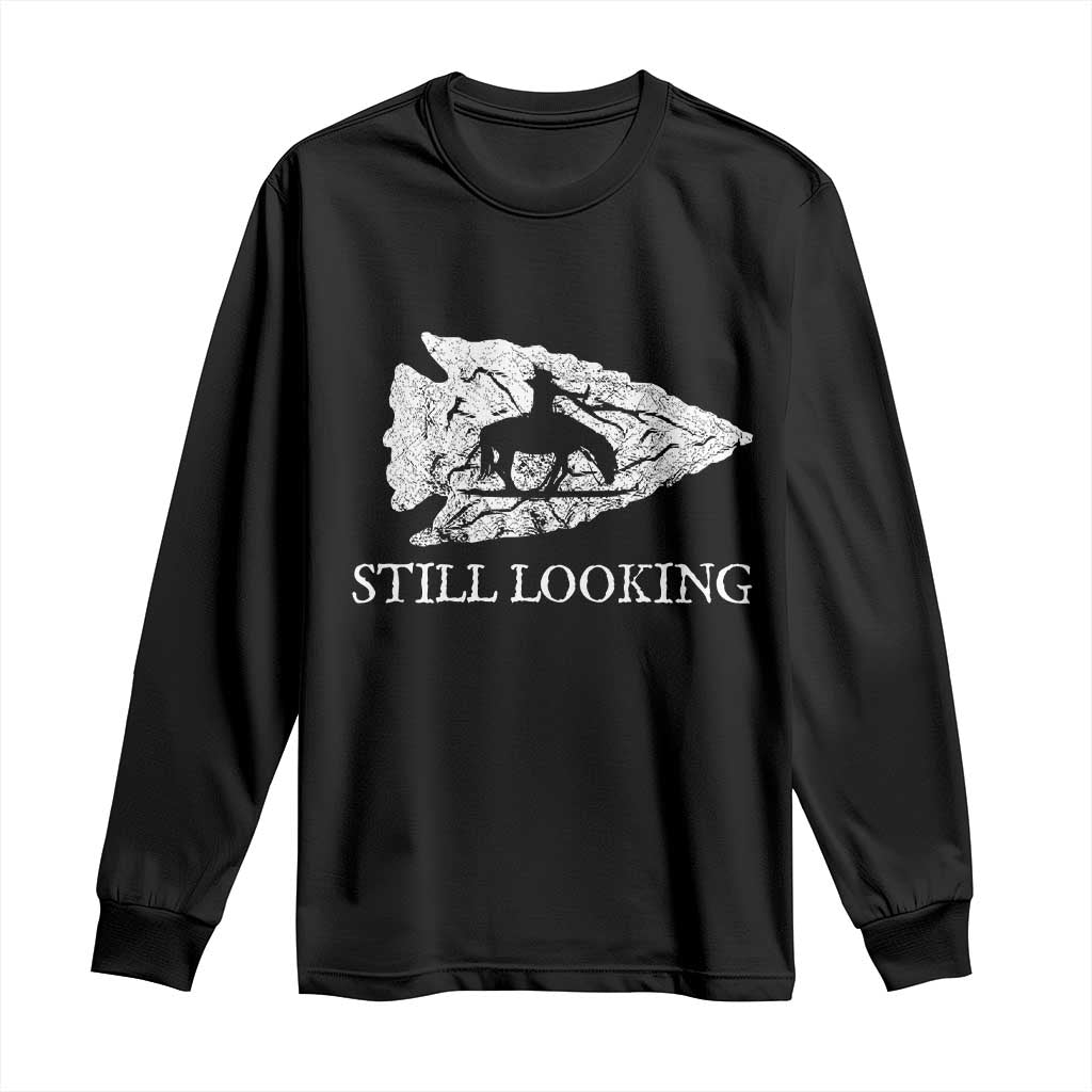 Arrowhead Hunter Native American Long Sleeve Shirt Relic Hunter Ancient Artifacts Collection TS14 Black Print Your Wear