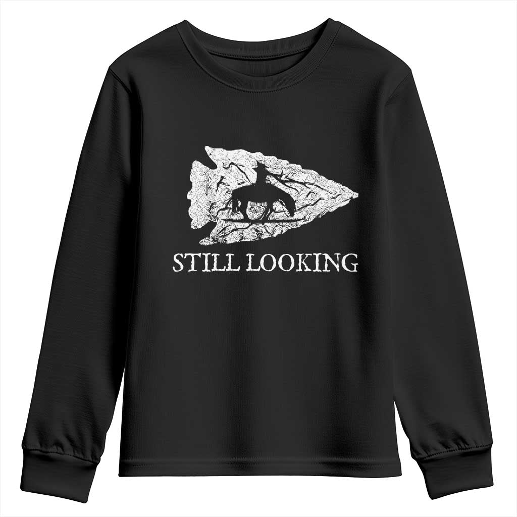 Arrowhead Hunter Native American Youth Sweatshirt Relic Hunter Ancient Artifacts Collection