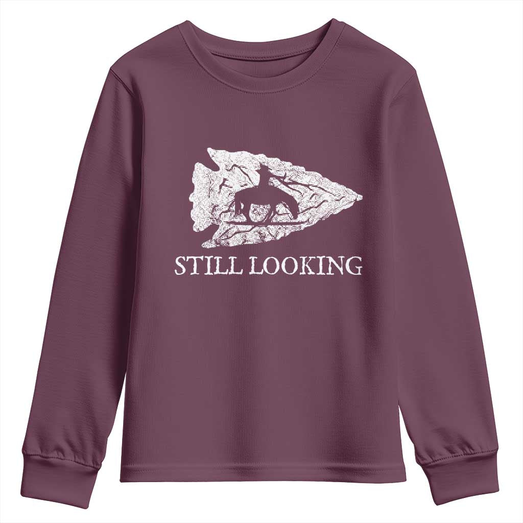 Arrowhead Hunter Native American Youth Sweatshirt Relic Hunter Ancient Artifacts Collection