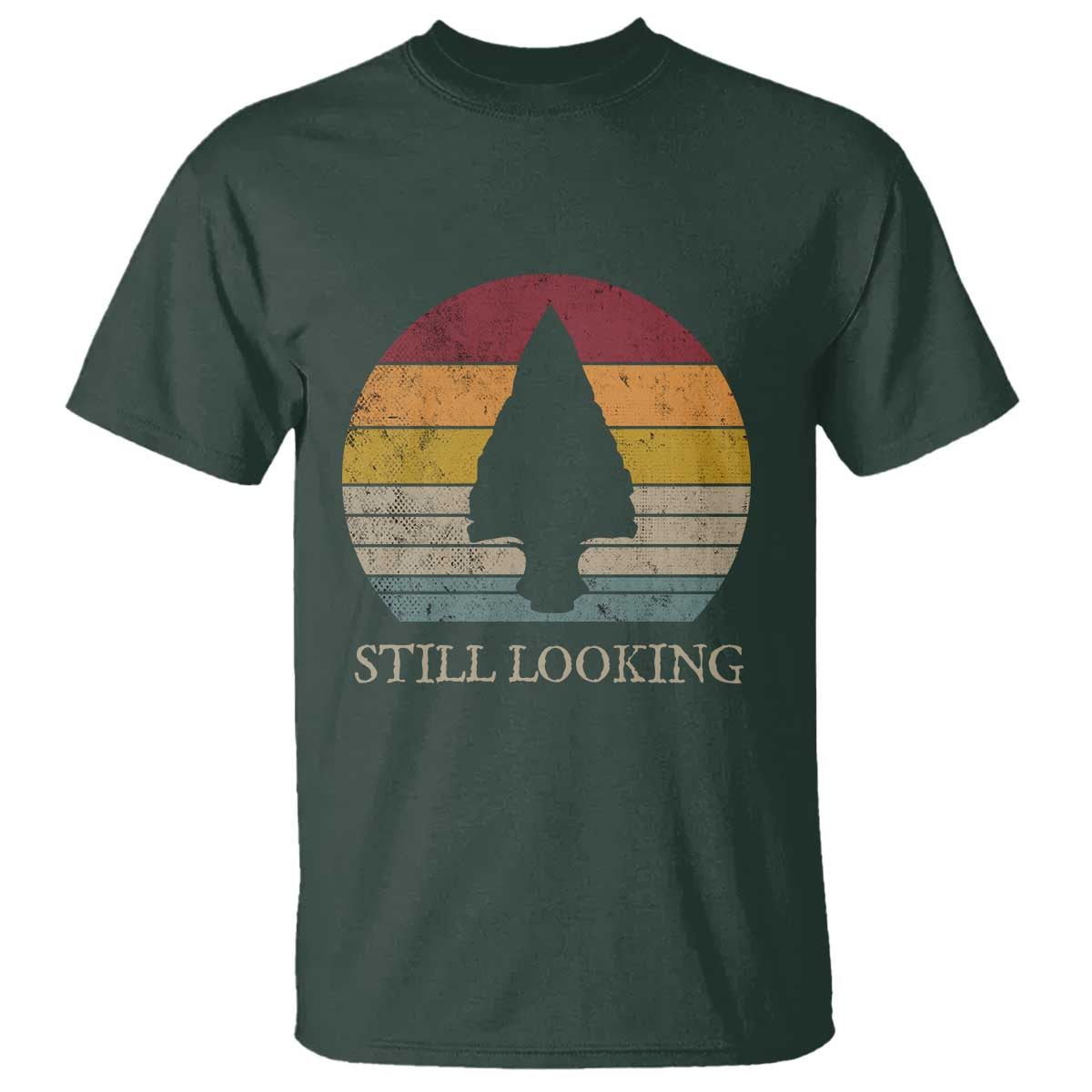 Arrowhead Hunter Native American T Shirt Ancient Artifacts Relic Hunting Vintage Sunset