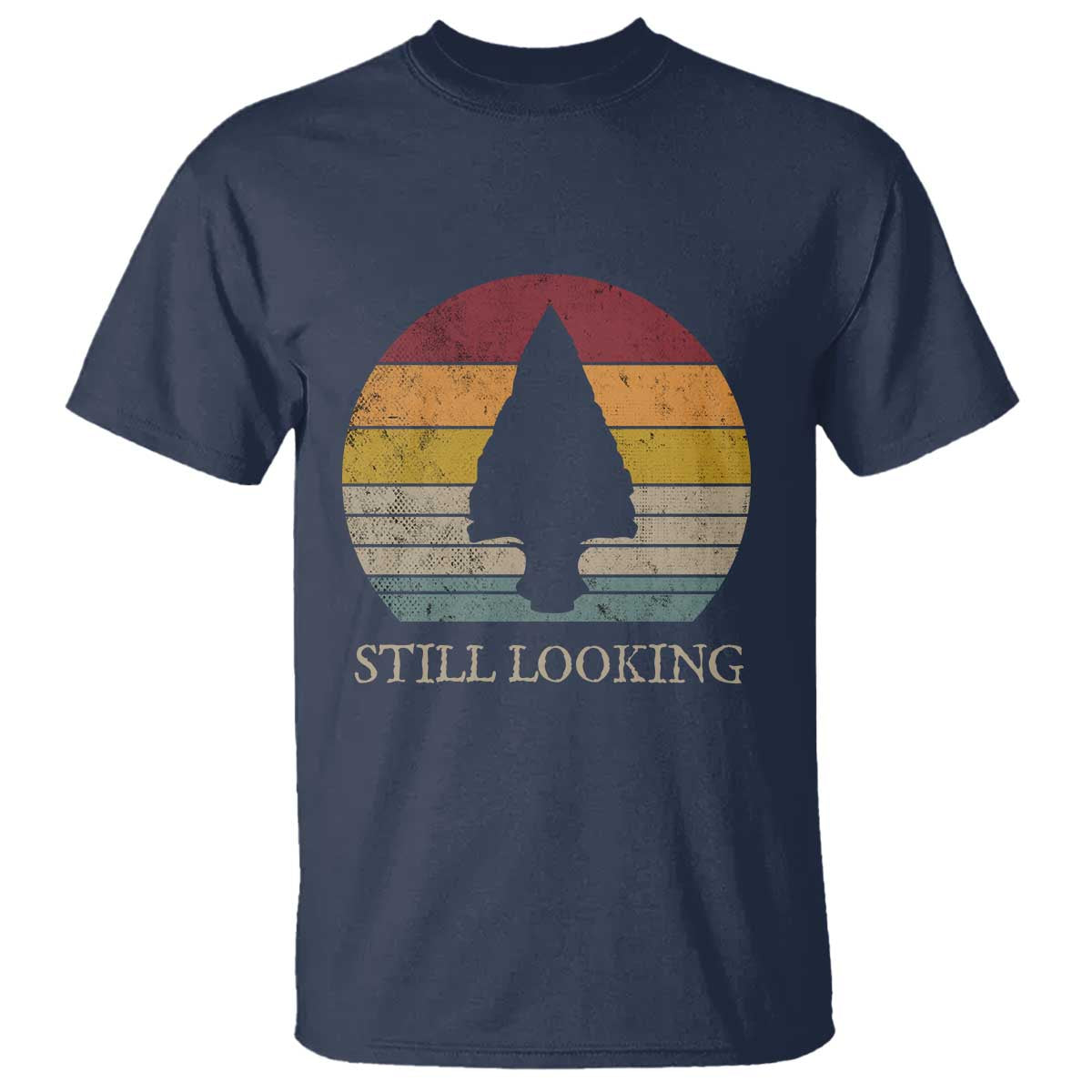 Arrowhead Hunter Native American T Shirt Ancient Artifacts Relic Hunting Vintage Sunset