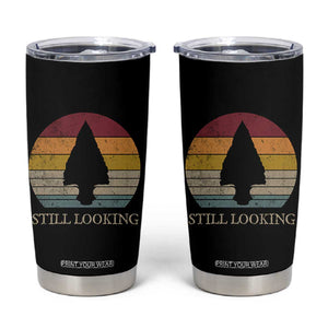 Arrowhead Hunter Native American Tumbler Cup Ancient Artifacts Relic Hunting Vintage Sunset