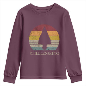 Arrowhead Hunter Native American Youth Sweatshirt Ancient Artifacts Relic Hunting Vintage Sunset