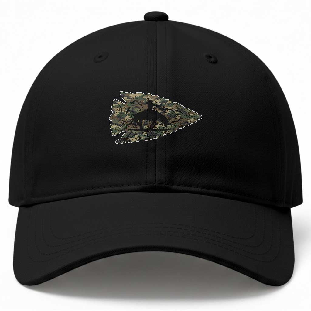 Arrowhead Hunter Native American Camouflage USA Flag Baseball Cap TS14 Print Your Wear