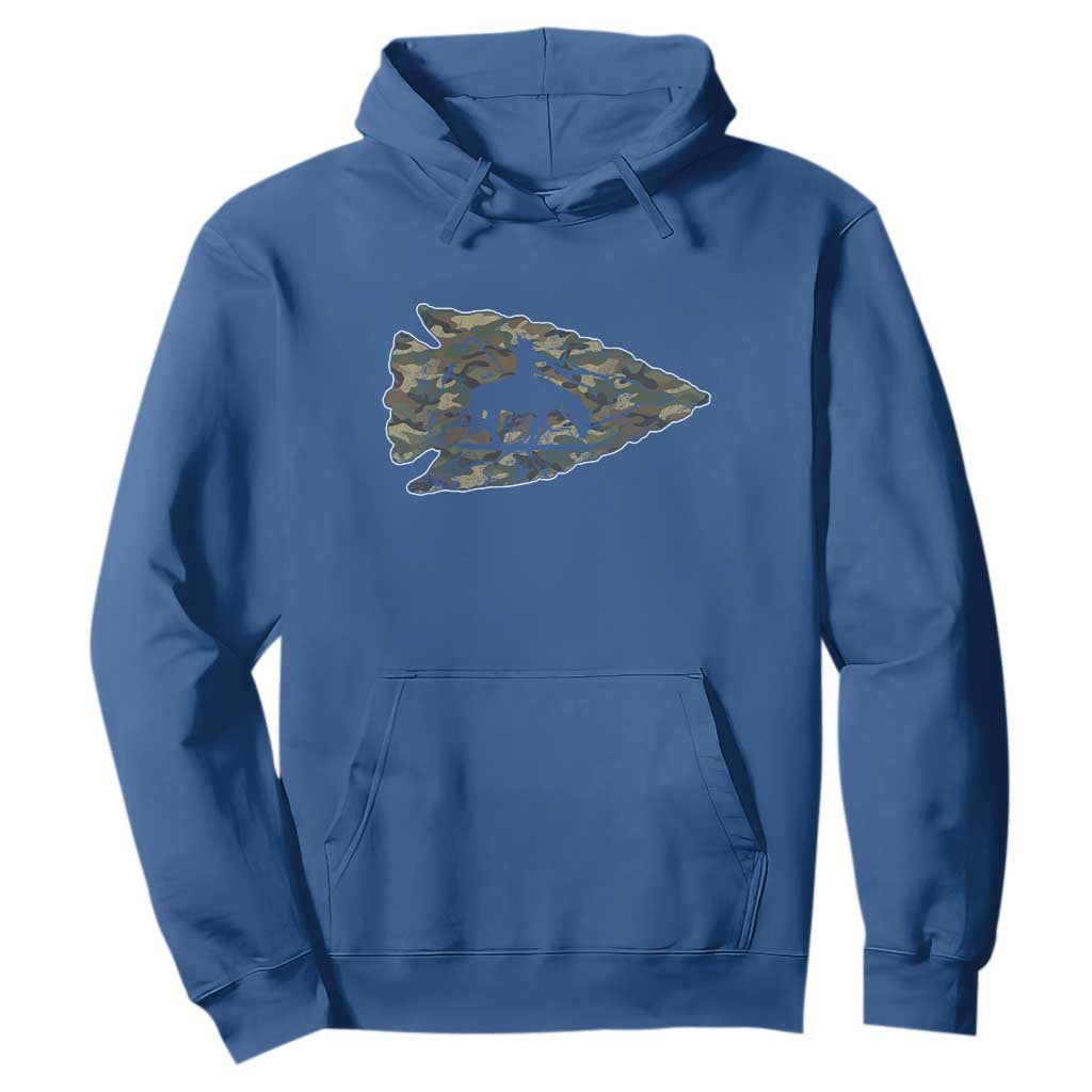 Arrowhead Hunter Native American Camouflage USA Flag Hoodie