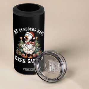 My Flabbers Have Been Gasted 4 in 1 Can Cooler Tumbler Funny Goose Christmas TS14 Print Your Wear