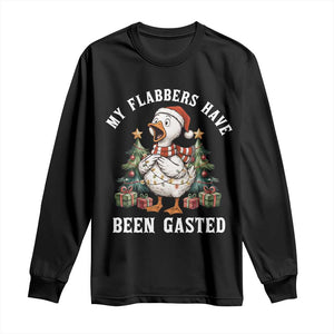 My Flabbers Have Been Gasted Long Sleeve Shirt Funny Goose Christmas TS14 Black Print Your Wear