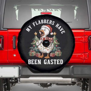 My Flabbers Have Been Gasted Spare Tire Cover Funny Goose Christmas TS14 Black Print Your Wear