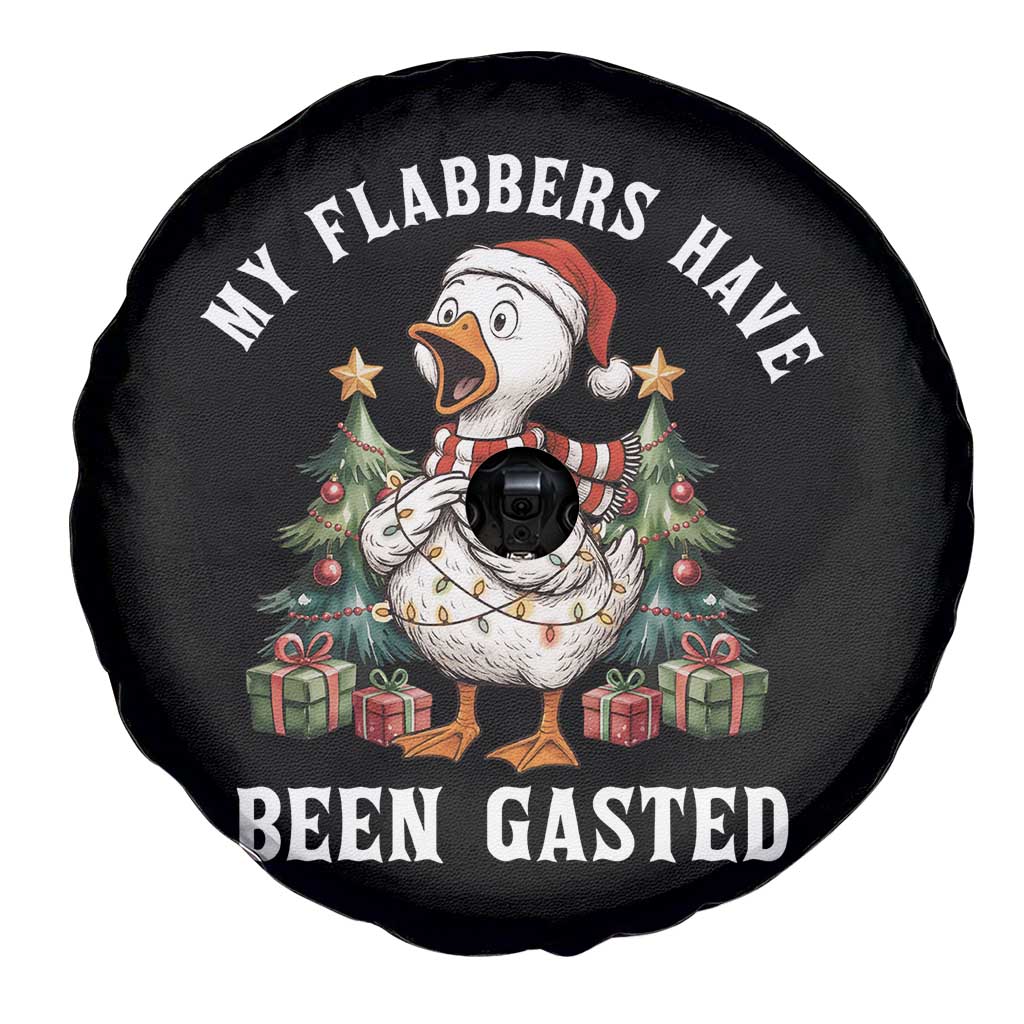 My Flabbers Have Been Gasted Spare Tire Cover Funny Goose Christmas TS14 Print Your Wear