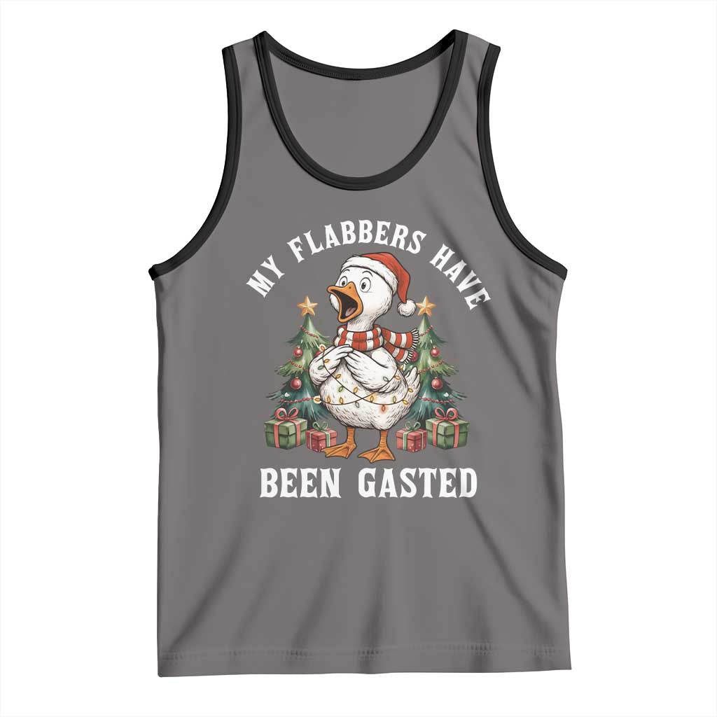 My Flabbers Have Been Gasted Tank Top Funny Goose Christmas TS14 Deep Heather Black Print Your Wear