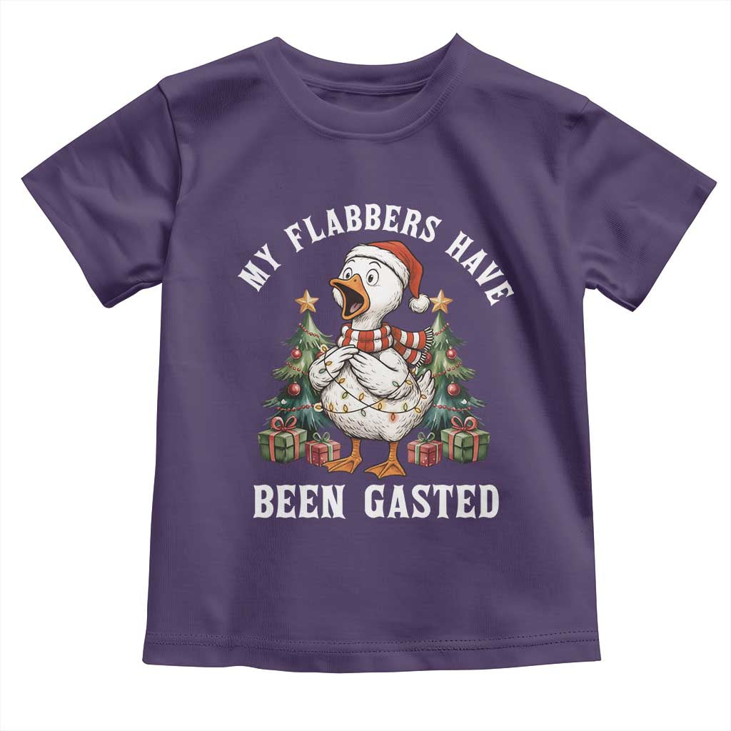 My Flabbers Have Been Gasted Toddler T Shirt Funny Goose Christmas TS14 Purple Print Your Wear