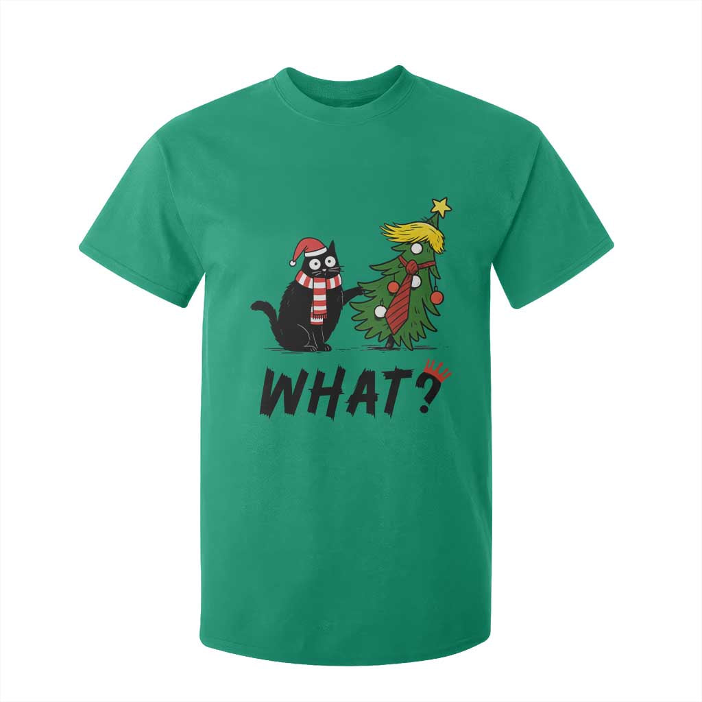 Black Cat What Christmas T Shirt For Kid Anti Trump Protest TS14 Irish Green Print Your Wear