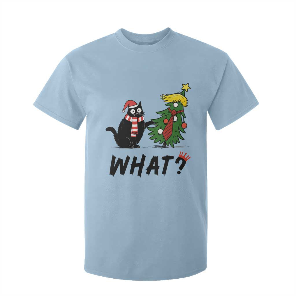 Black Cat What Christmas T Shirt For Kid Anti Trump Protest TS14 Light Blue Print Your Wear
