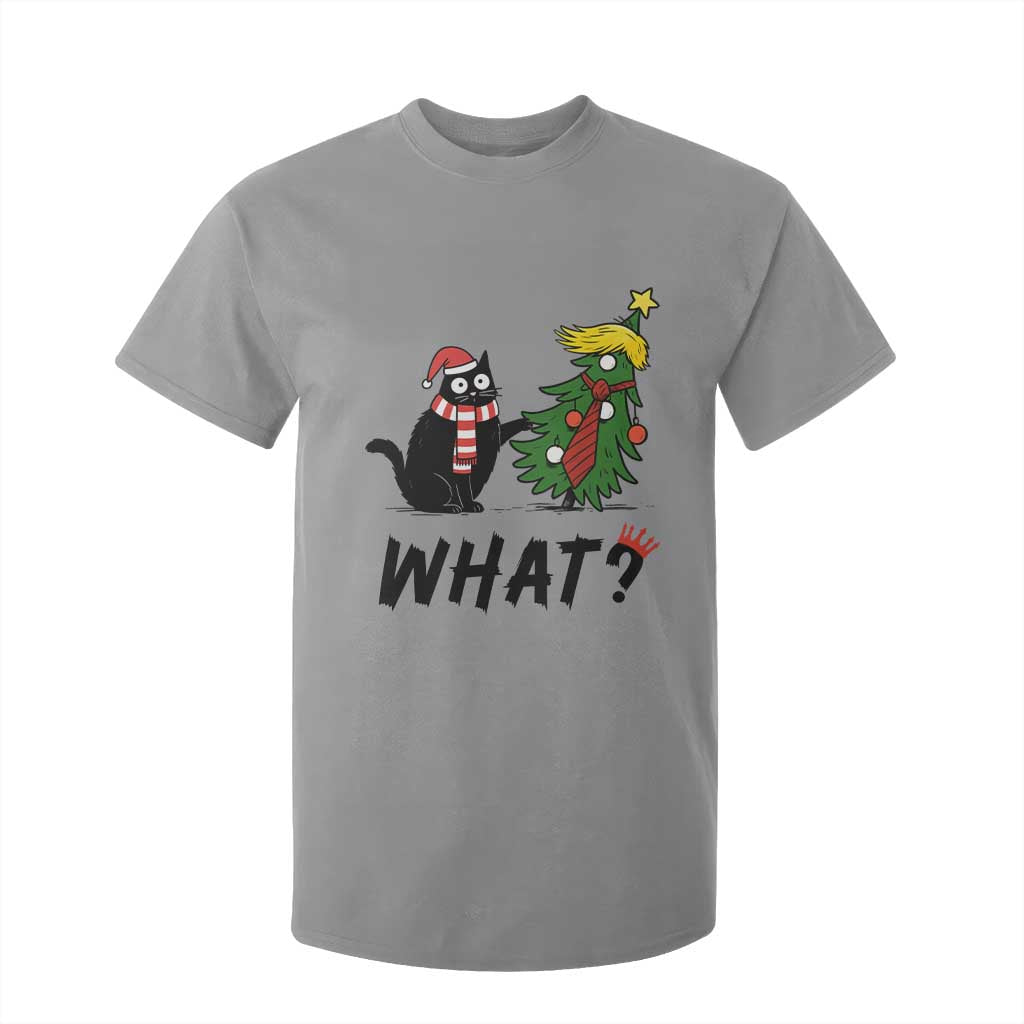 Black Cat What Christmas T Shirt For Kid Anti Trump Protest TS14 Sport Gray Print Your Wear