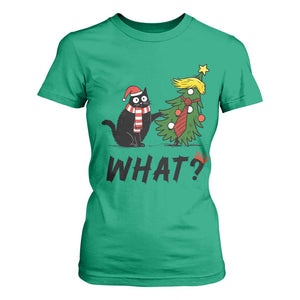 Black Cat What Christmas T Shirt For Women Anti Trump Protest TS14 Irish Green Print Your Wear