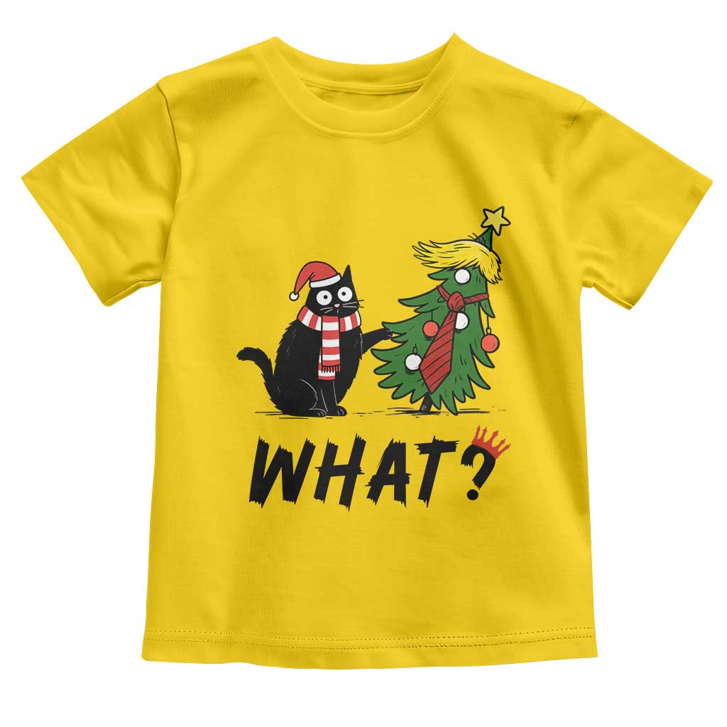 Black Cat What Christmas Toddler T Shirt Anti Trump Protest TS14 Daisy Print Your Wear