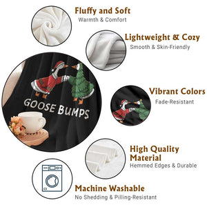 Christmas Goose Bumps Holiday Season Throw Blanket TS14 Print Your Wear