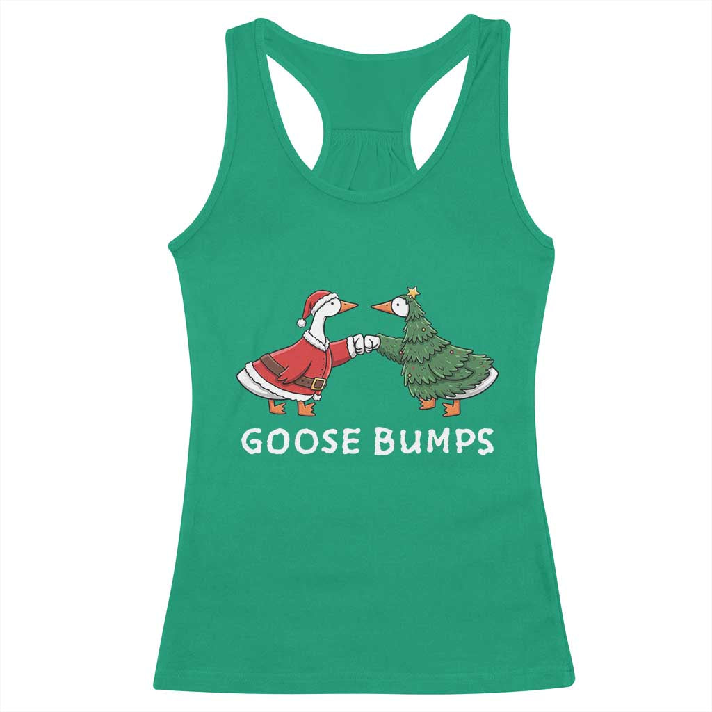 Christmas Goose Bumps Holiday Season Racerback Tank Top TS14 Irish Green Print Your Wear
