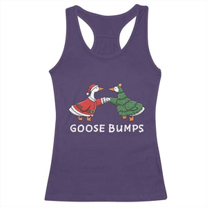 Christmas Goose Bumps Holiday Season Racerback Tank Top TS14 Purple Print Your Wear