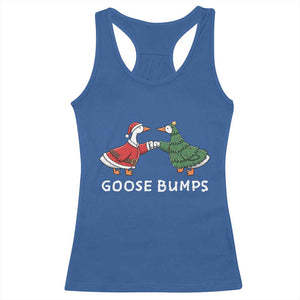 Christmas Goose Bumps Holiday Season Racerback Tank Top TS14 Royal Blue Print Your Wear