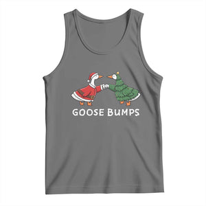 Christmas Goose Bumps Holiday Season Tank Top TS14 Black Heather Print Your Wear