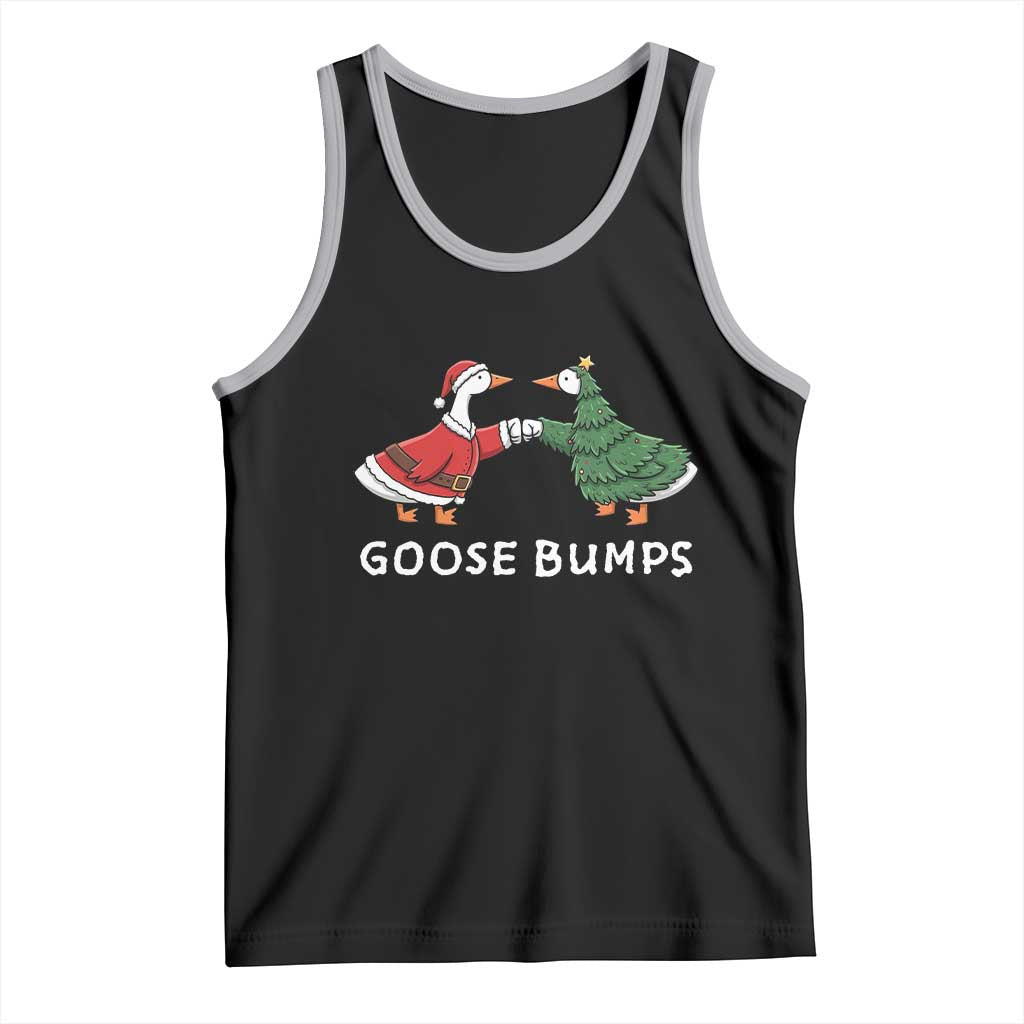 Christmas Goose Bumps Holiday Season Tank Top TS14 Black Athletic Heather Print Your Wear