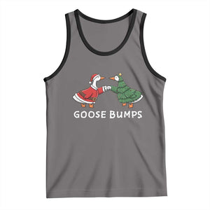 Christmas Goose Bumps Holiday Season Tank Top TS14 Deep Heather Black Print Your Wear