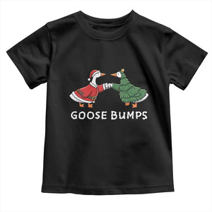 Christmas Goose Bumps Holiday Season Toddler T Shirt TS14 Black Print Your Wear
