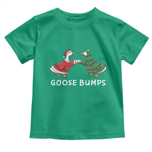 Christmas Goose Bumps Holiday Season Toddler T Shirt TS14 Irish Green Print Your Wear
