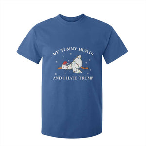 Funny Goose Christmas T Shirt For Kid My Tummy Hurts And I Hate Trump TS14 Royal Blue Print Your Wear