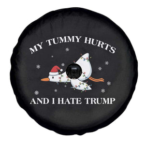 Funny Goose Christmas Spare Tire Cover My Tummy Hurts And I Hate Trump TS14 Print Your Wear