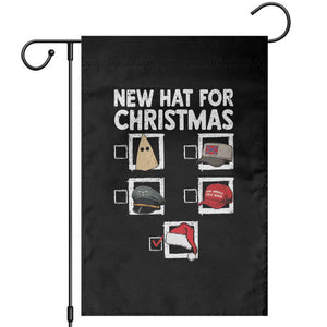 Funny Political Christmas Garden Flag Old Hat New Hat TS14 Black Print Your Wear