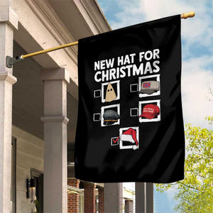 Funny Political Christmas Garden Flag Old Hat New Hat TS14 Print Your Wear