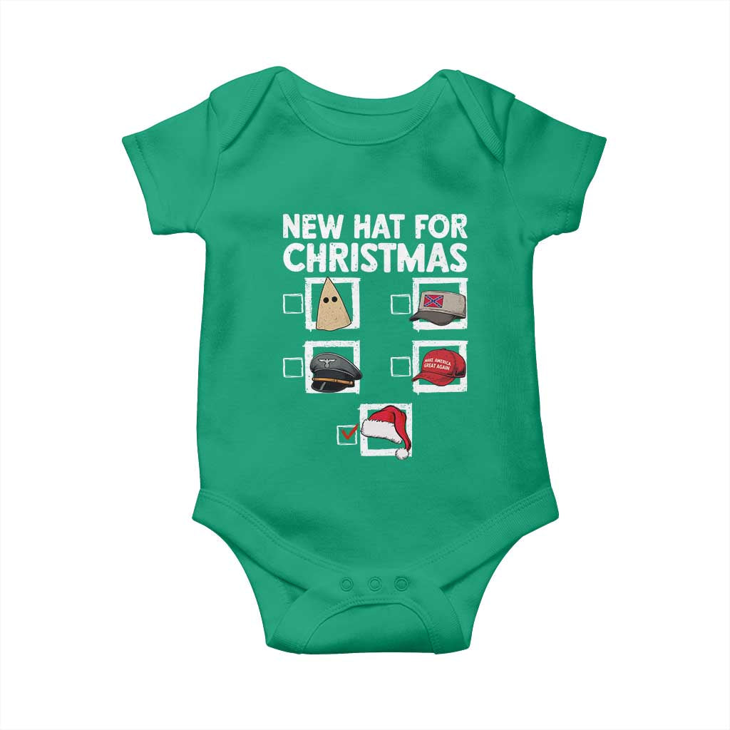 Funny Political Christmas Baby Onesie Old Hat New Hat TS14 Irish Green Print Your Wear