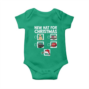 Funny Political Christmas Baby Onesie Old Hat New Hat TS14 Irish Green Print Your Wear