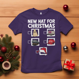 Funny Political Christmas T Shirt Old Hat New Hat TS14 Purple Print Your Wear