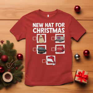 Funny Political Christmas T Shirt Old Hat New Hat TS14 Red Print Your Wear