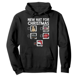 Funny Political Christmas Hoodie Old Hat New Hat TS14 Black Print Your Wear