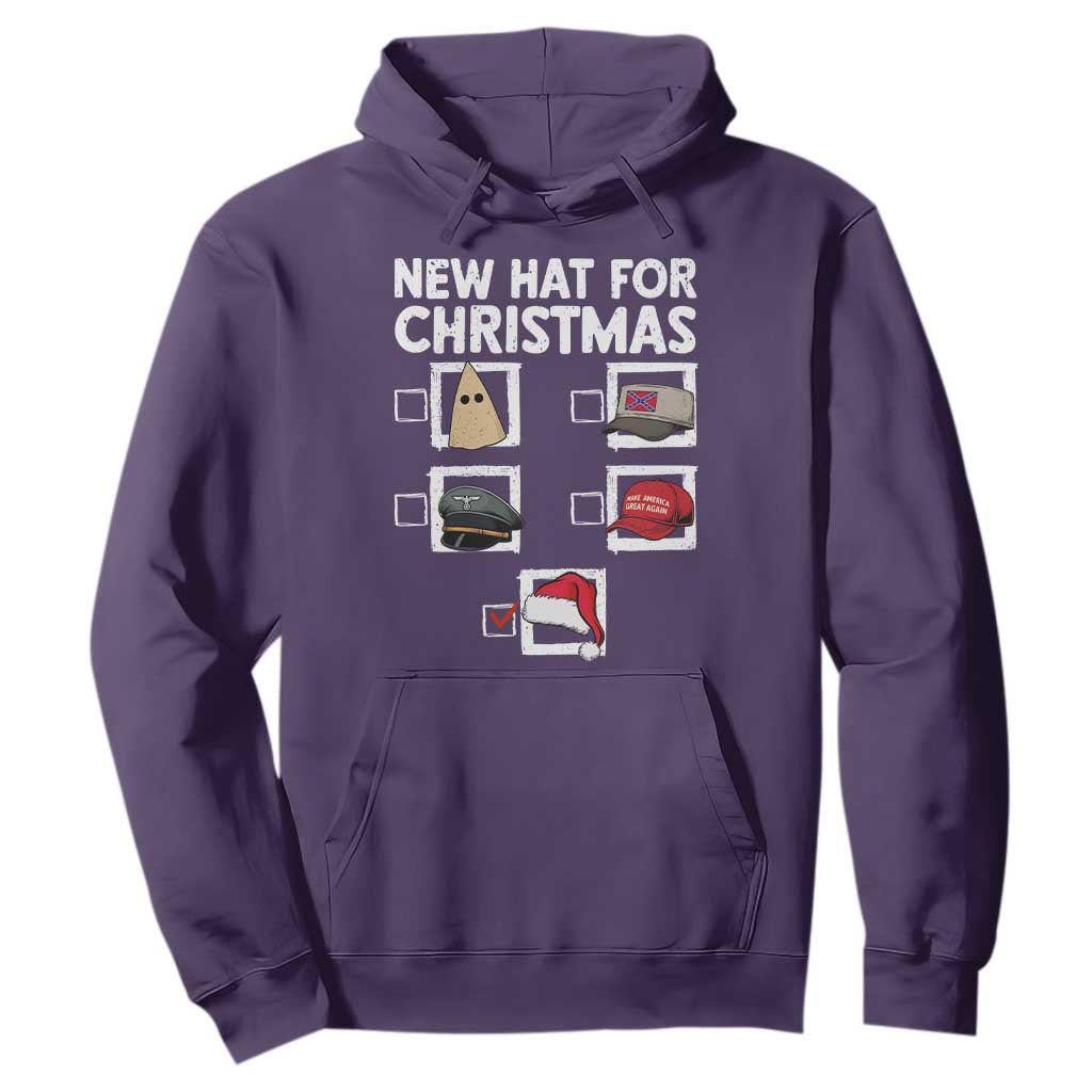 Funny Political Christmas Hoodie Old Hat New Hat TS14 Purple Print Your Wear
