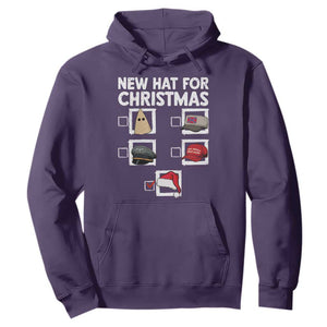 Funny Political Christmas Hoodie Old Hat New Hat TS14 Purple Print Your Wear