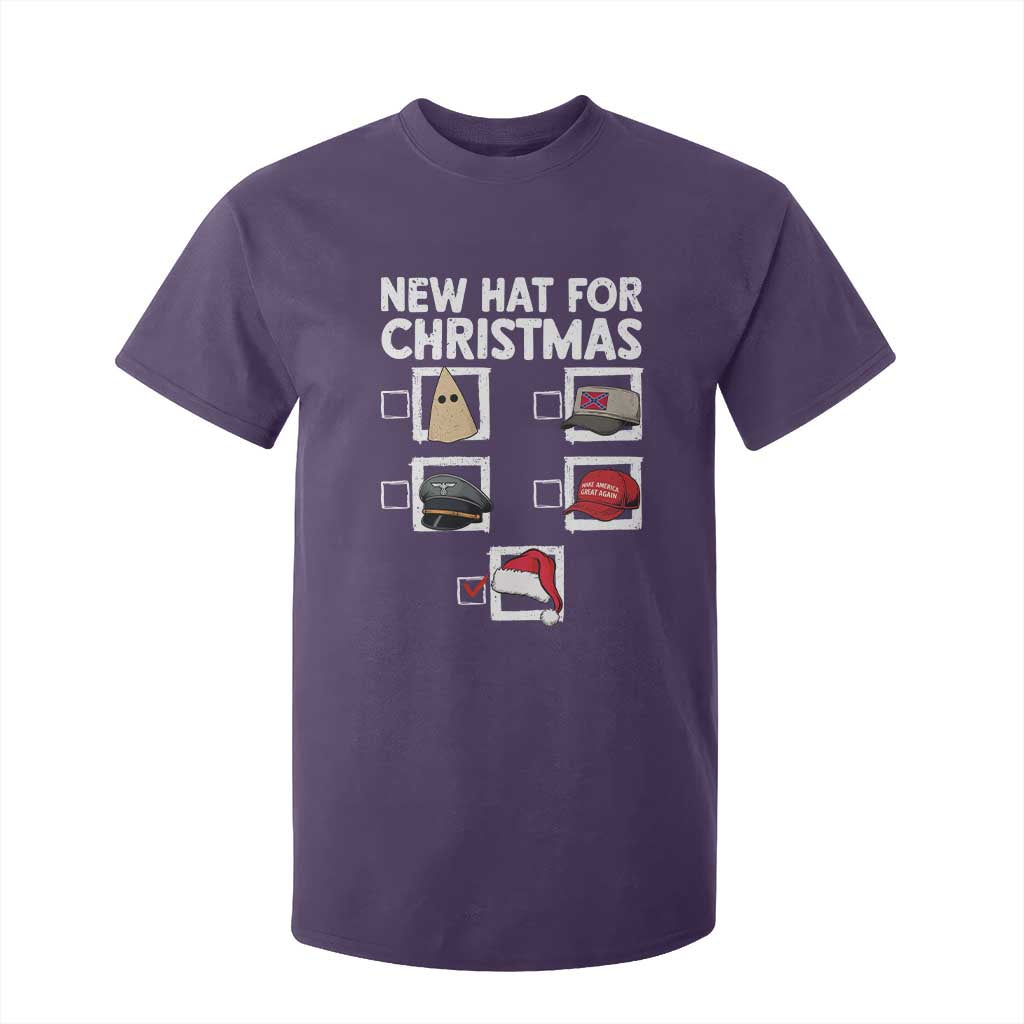 Funny Political Christmas T Shirt For Kid Old Hat New Hat TS14 Purple Print Your Wear