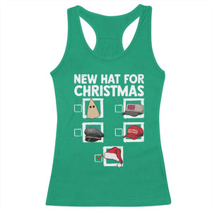 Funny Political Christmas Racerback Tank Top Old Hat New Hat TS14 Irish Green Print Your Wear