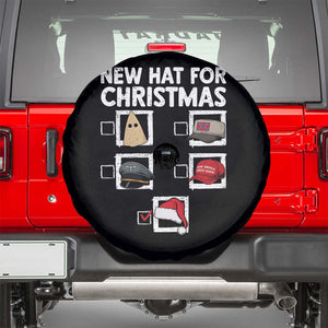Funny Political Christmas Spare Tire Cover Old Hat New Hat TS14 Black Print Your Wear