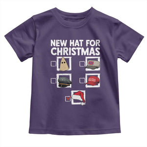 Funny Political Christmas Toddler T Shirt Old Hat New Hat TS14 Purple Print Your Wear