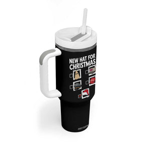 Funny Political Christmas Tumbler With Handle Old Hat New Hat TS14 Print Your Wear