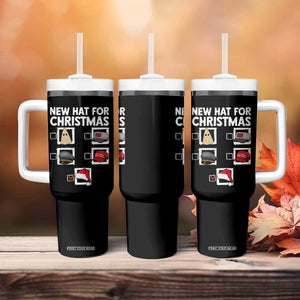 Funny Political Christmas Tumbler With Handle Old Hat New Hat TS14 Print Your Wear