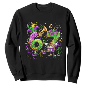 67 Mardi Gras Meme Sweatshirt Funny Six Seven Carnival Party TS14 Black Print Your Wear