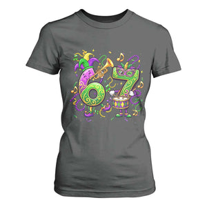 67 Mardi Gras Meme T Shirt For Women Funny Six Seven Carnival Party TS14 Dark Heather Print Your Wear
